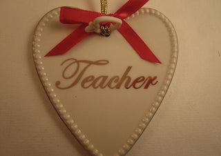Lenox Expression from the heart Teacher Apple dangle christmas ornament #62 VV MTS|125565