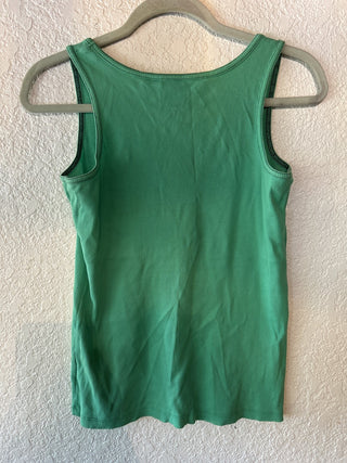 12F Y2K Tommy Hilfiger Jeans Green Tank Size M MTS|65097