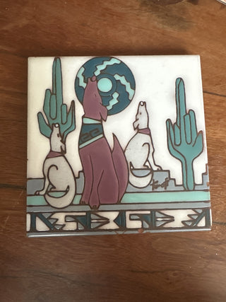 Vintage Howling Coyote Trivet (LZD - RSV)|61105