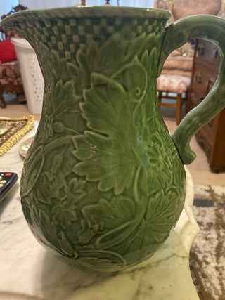 Bordollo pinheiro green pitcher rcd