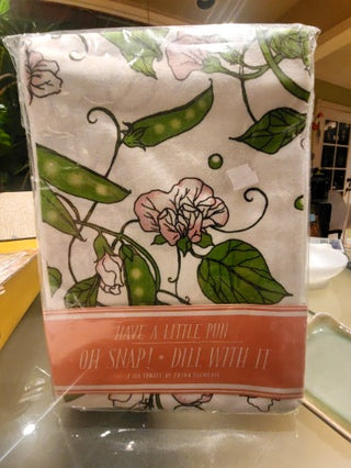 Tea Towels- Have a LittlePun Oh Snap Dill With It