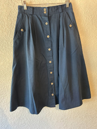 12F VTG Cabin Creek Size 10 Navy Skirt MTS|77088