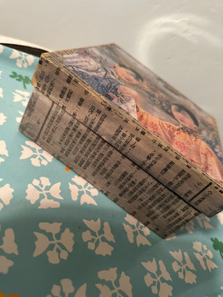 Oriental Decoupage Box/Lid MTS
