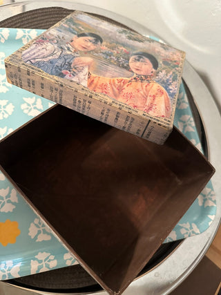 Oriental Decoupage Box/Lid MTS