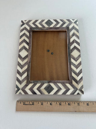 Chevron bone picture frame rsv|93151