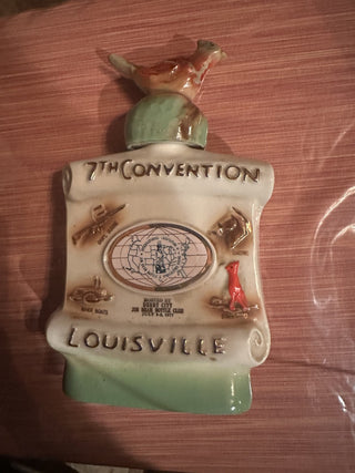 Jim Beam 1977 7th Annual Convention Louisville "My old Kentucky home" Decantar #47 VV MTS