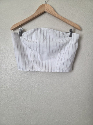Almost Famous striped strapless top RSV