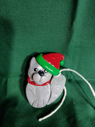 Gray cat magnet rsv|128537