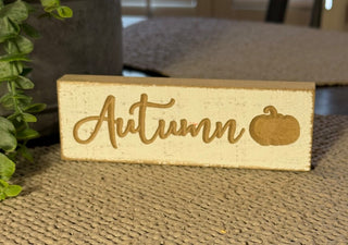 6” Engraved Autumn Sign RSV|127459