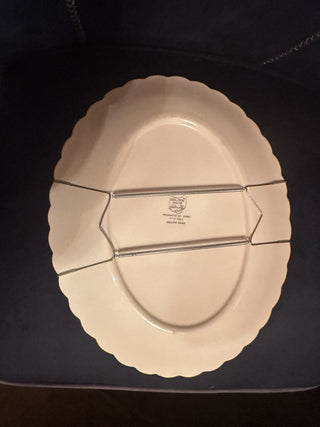Vintage Golden Ware Sebring 22k Gold yellow Daisies Square Porcelain Plate #63 VV MTS