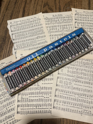 Vintage Grumbacher Oil Pastels RSV (wtwf)|136832