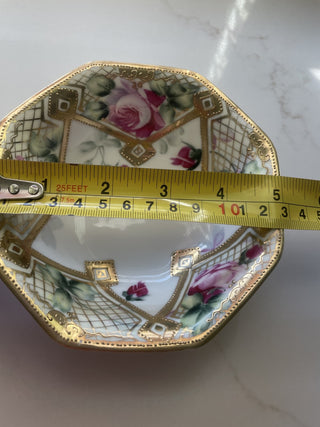 Vtg. Bowl and Saucer -RSV|85493