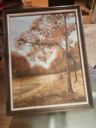 Vtg Original Art Trees 10 x 13 RSV|55956