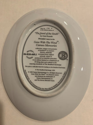 Bradford Exchange Gone w/wind plate MTS|130242