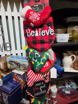 Christmas Dog Bandana & Stuffed Stocking Toy, RCD|135833