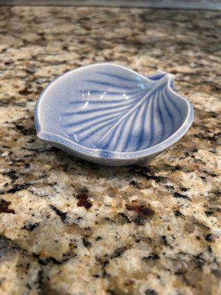Blue Leaf Pottery Trinket Dish    MTS|110303