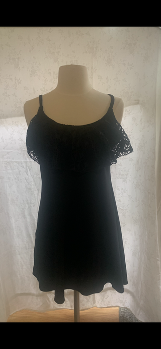 Black crotchet top dress MTS