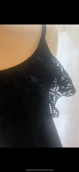Black crotchet top dress MTS