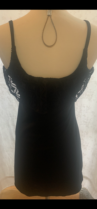 Black crotchet top dress MTS
