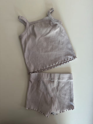 12M - Purple Shirt and Short Set - Little Co. by Lauren Conrad RSV|77219