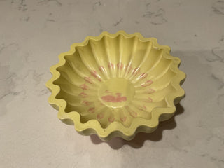 Handmade Cement Ruffle Bowl|109555