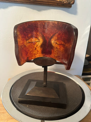 Candle Stand Acrylic Amber Mask  MTS|83760