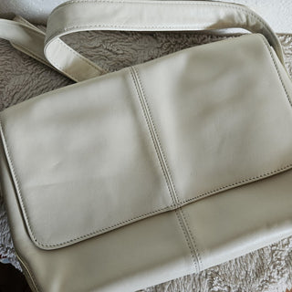 Tignanello White Genuine Leather Purse (BRI)|46270