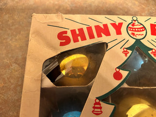Vintage Box Shiny Brite Solid Ornaments Riffraff Works RSV|132622