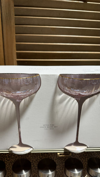 Pink Rachel Zoe Champagne Coupes NY RCD TheCharmingWino
