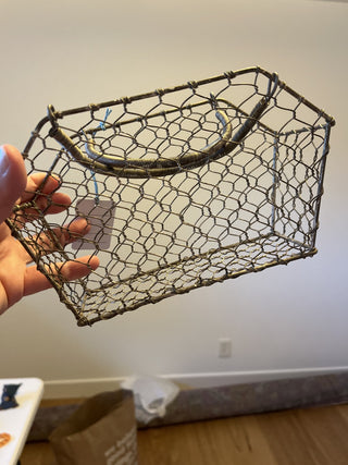 Chicken Wire Purse Basket BC9 MTS|116096