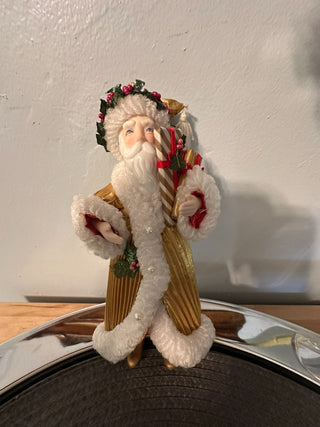 Ornament Gold Santa MTS|89910