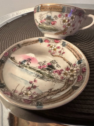 Teacup China Pink Blossom Trim MTS|128682