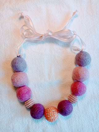 Wool Felted Necklace