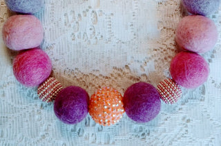Wool Felted Necklace