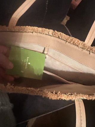 Kate Spade Straw Tote # 63 VV MTS