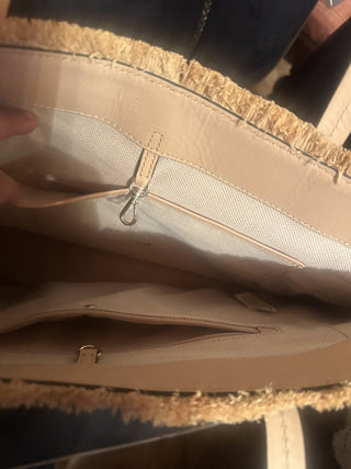 Kate Spade Straw Tote # 63 VV MTS