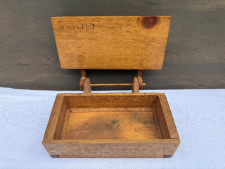 Wooden Nautical hinged box MTS|161959