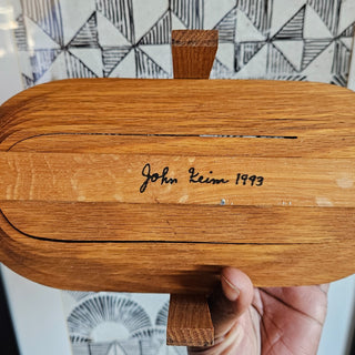 Vintage 90’s -  Handmade Collapsible Wooden Basket (BRI) - MTS|120158