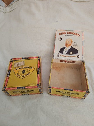 Vintage King Edward Cigar Box