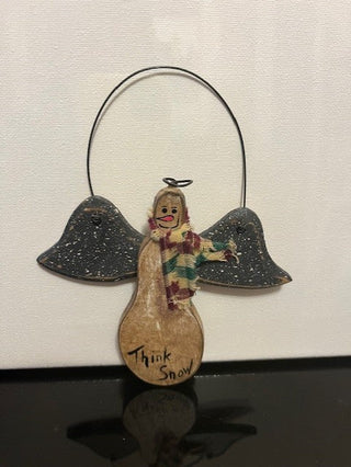 #1654Thnk Snow Ornament