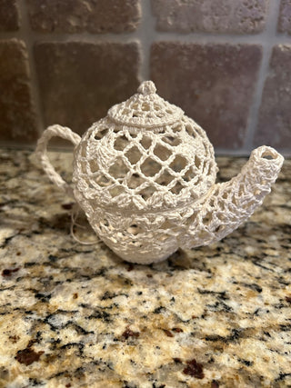 Crochet Teapot and Tea Cup   MTS|125022