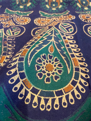 Boho Blue Peacock Table Cloth ~MTS|66129