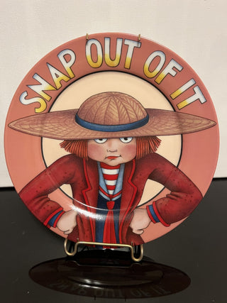 #1454 Mary Engelbreit - Snap Out of It Plate