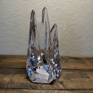 Vtg Rush Dougherty "The Ice Palace" Crystal Paperweight RCD|130319