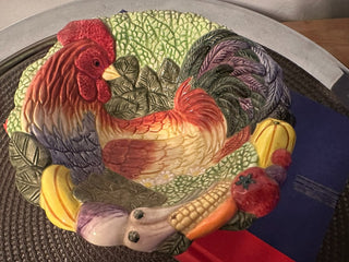 Chicken Fitz Floyd Bowl MTS|137200