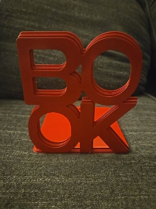 RM826-Red Metal Book End