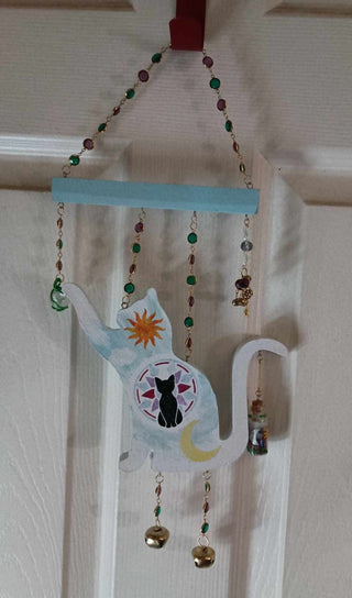 white cat windchime rsv