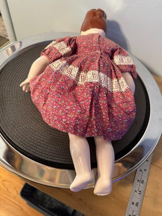 Doll Porcelain Soft Body 18" MTS