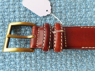 Italian leather Belt size 44 MTS|78233