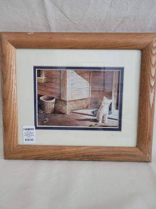 10" x12" Wood Framed "On Guard" Picture Copy RCD